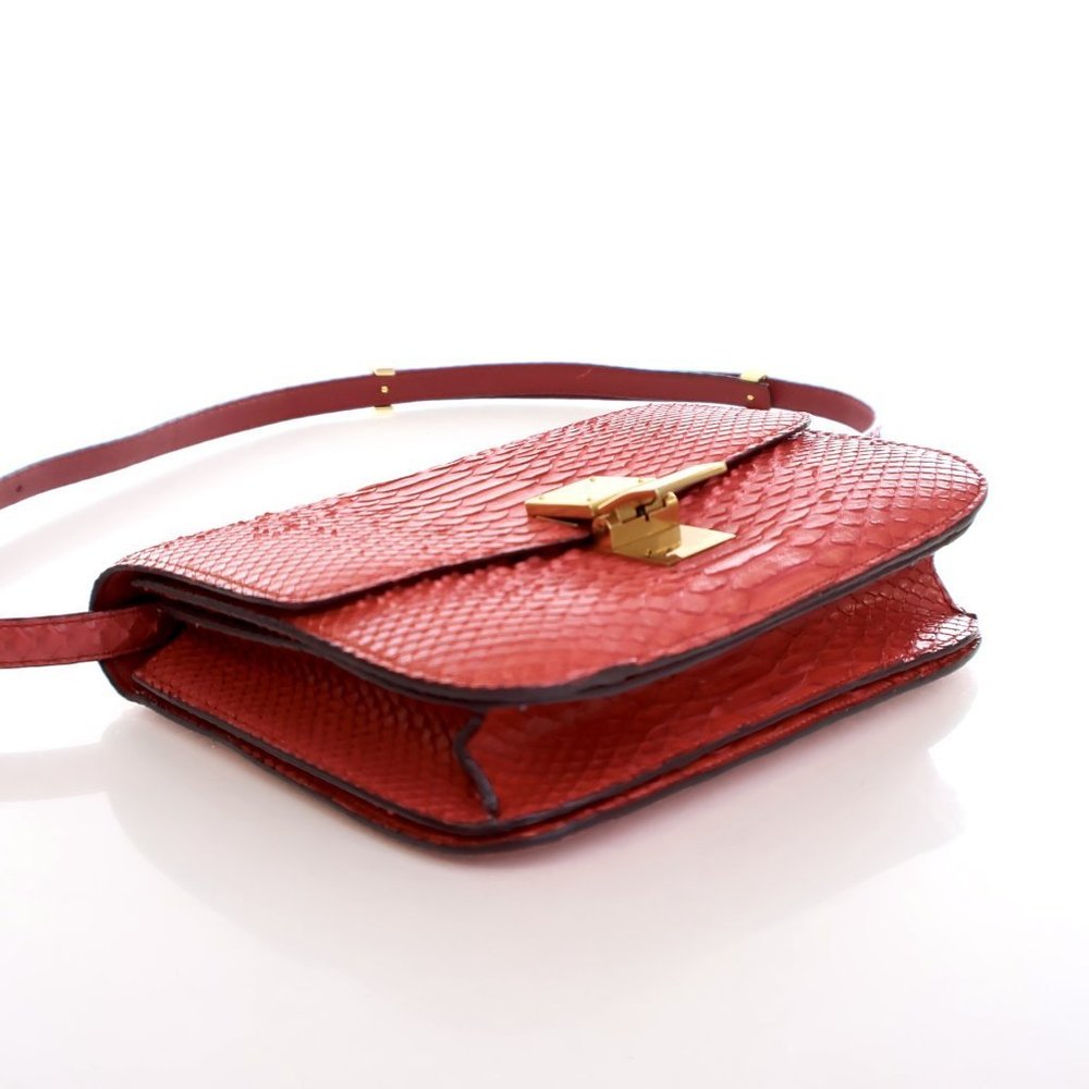 Celine Medium Python Box Bag - image 5